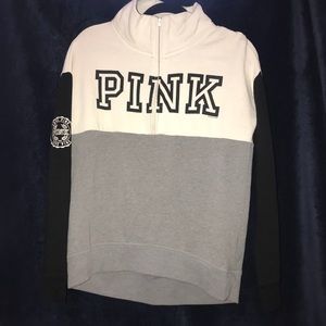 PINK Half Zip Sweater